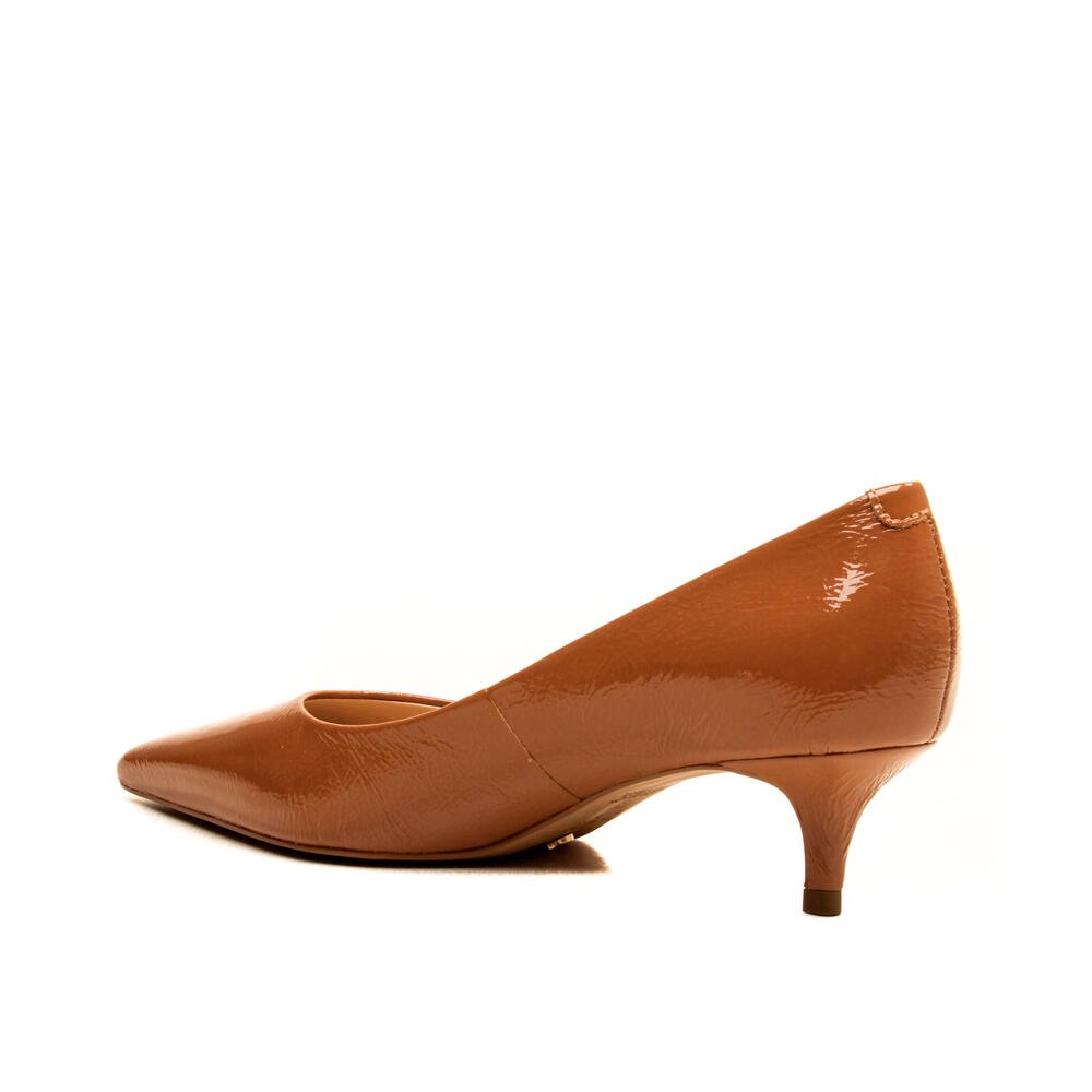 Scarpin Couro Marrom Salto Baixo Cecconello 2629001-14 Marrom 3