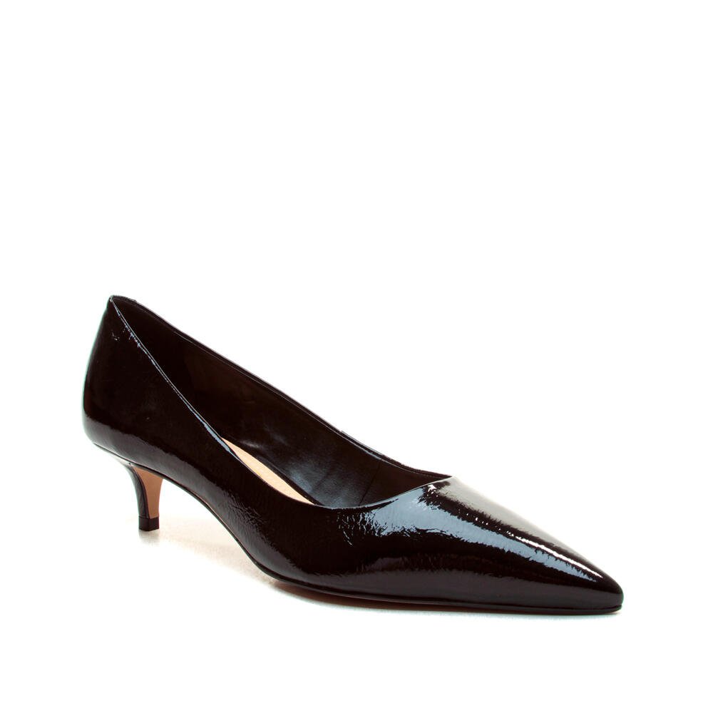 Scarpin Couro Preto Salto Baixo Cecconello 2629001-16 Preto 2