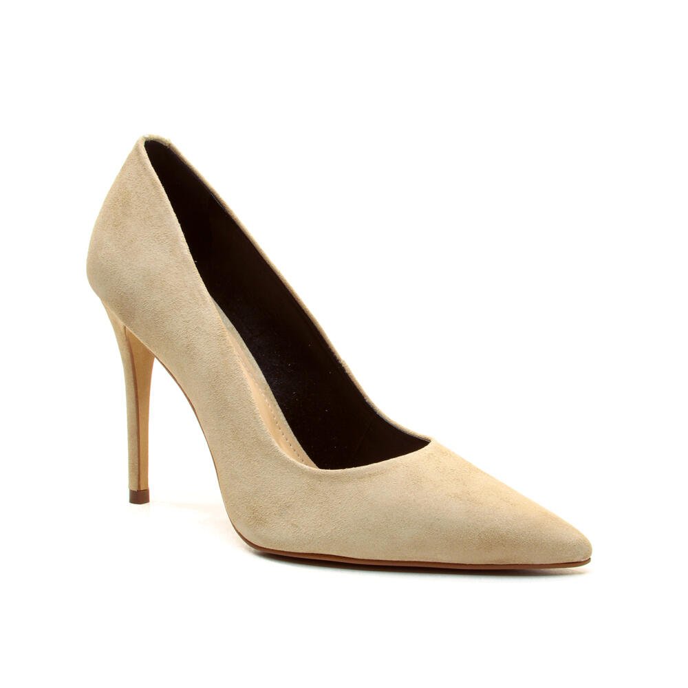 Scarpin Couro Creme Salto Alto Cecconello 2130008-118 Creme 2