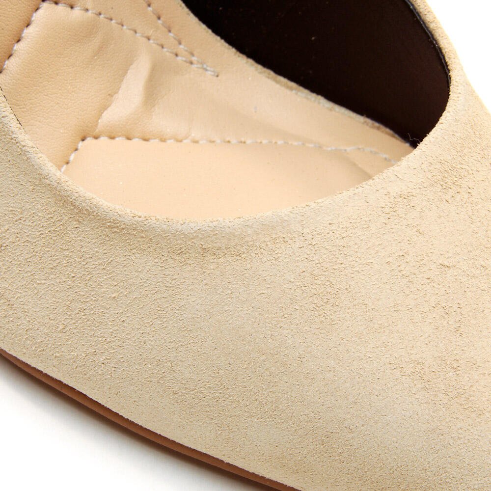 Scarpin Couro Creme Salto Alto Cecconello 2130008-118 Creme 5