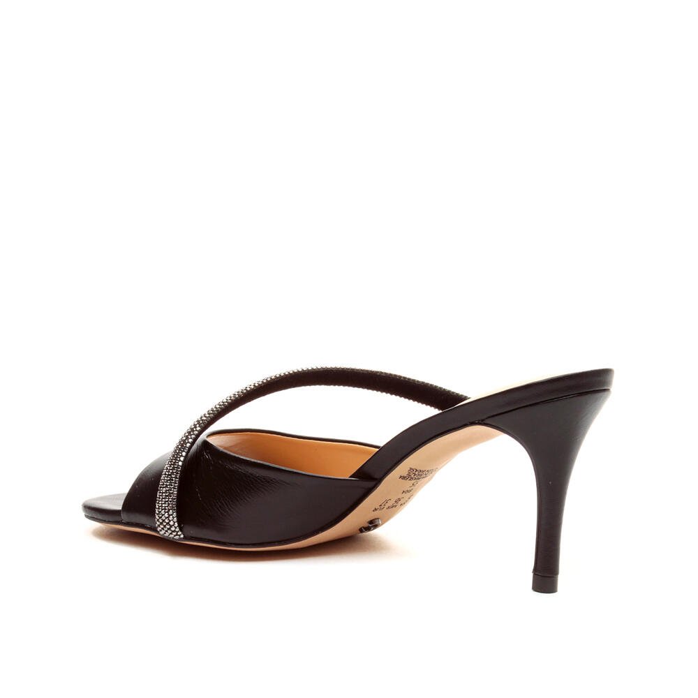 Tamanco Couro Preto Salto Médio Cecconello 2546004-3 Preto 4