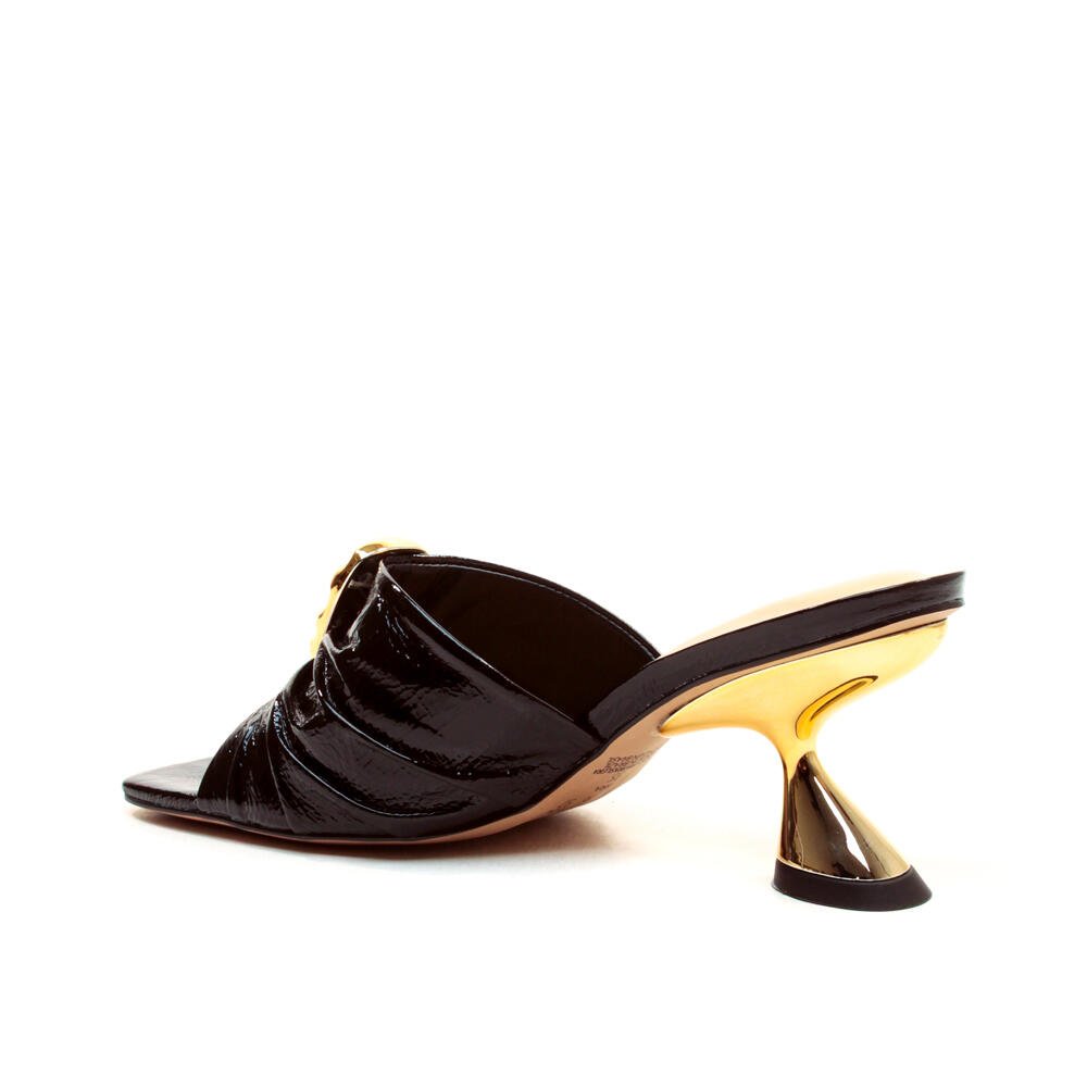 Tamanco Couro Preto Salto Médio Cecconello 2656003-2 Preto 4