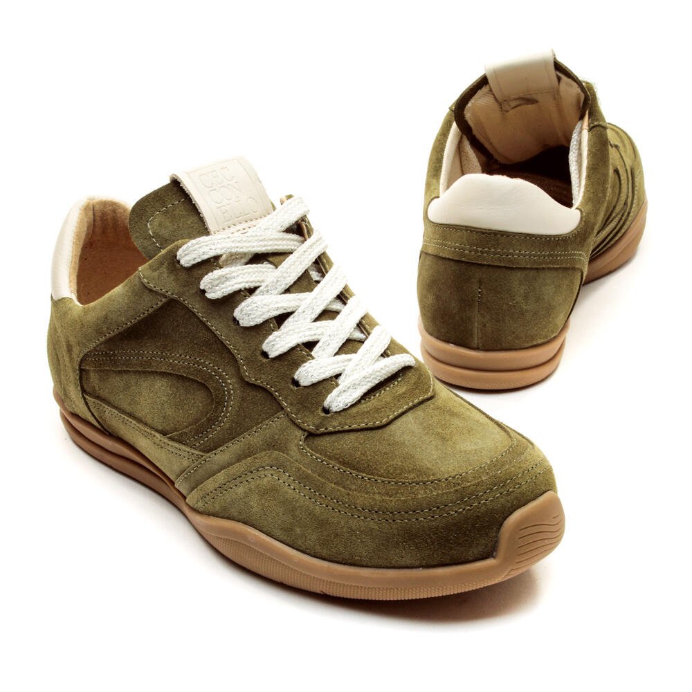 TÊNis Casual Couro Verde Cecconello 2617001-6 Verde 5