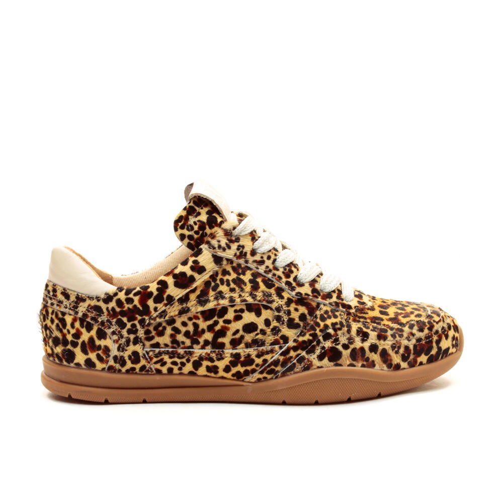 TÊNis Casual Couro Leopardo Cecconello 2617001-7