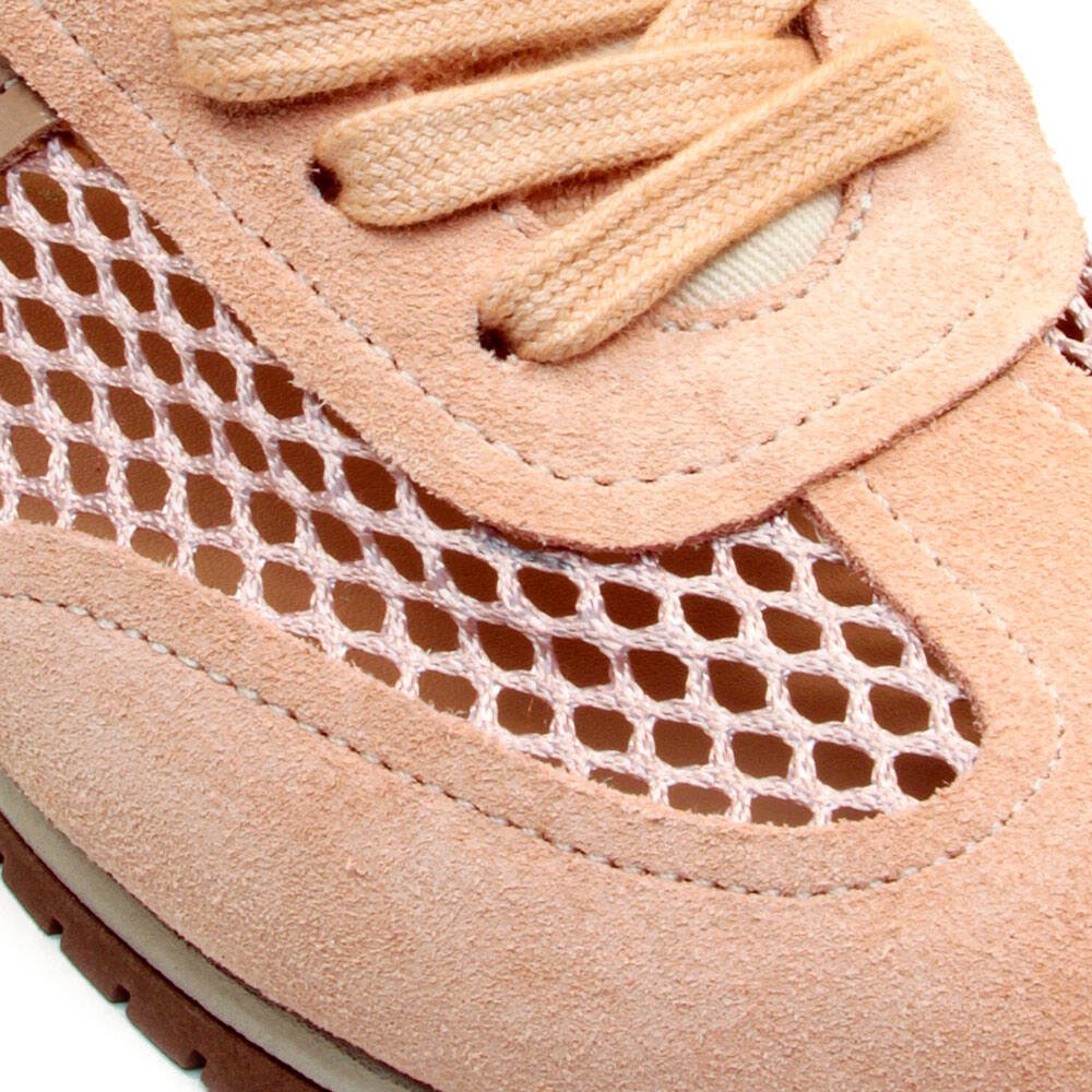 TÊNis Casual Couro Rosa Cecconello 2756001-1 Nude 5