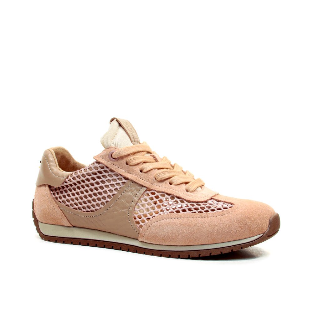 TÊNis Casual Couro Rosa Cecconello 2756001-1 Nude 3