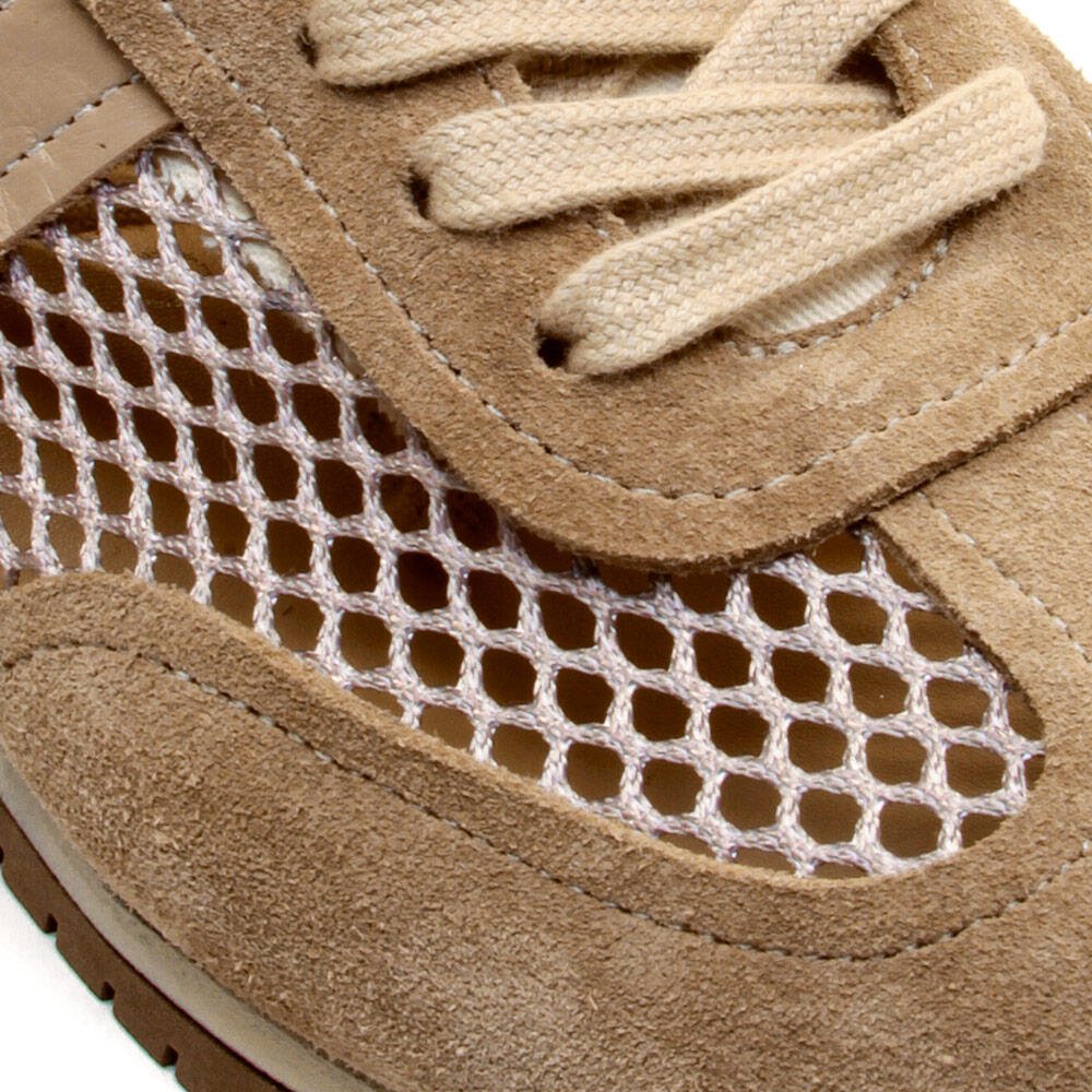 TÊNis Casual Couro Nude Cecconello 2756001-4 Nude 5