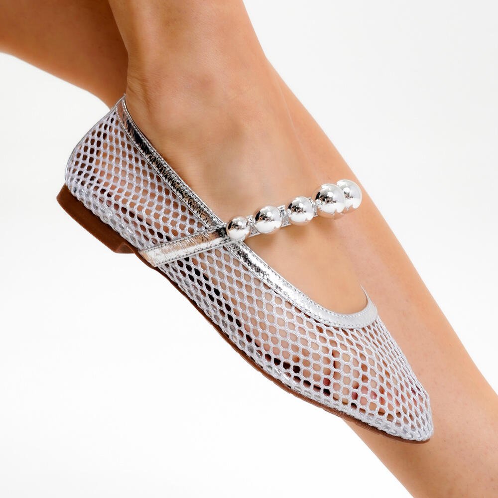 Sapatilha Couro Prata Cecconello 2767001-3 Prata 2