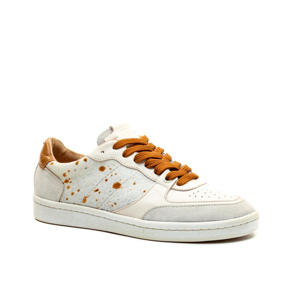 TÊNis Branco Casual Cecconello 2704001-1 Branco/Marrom 3