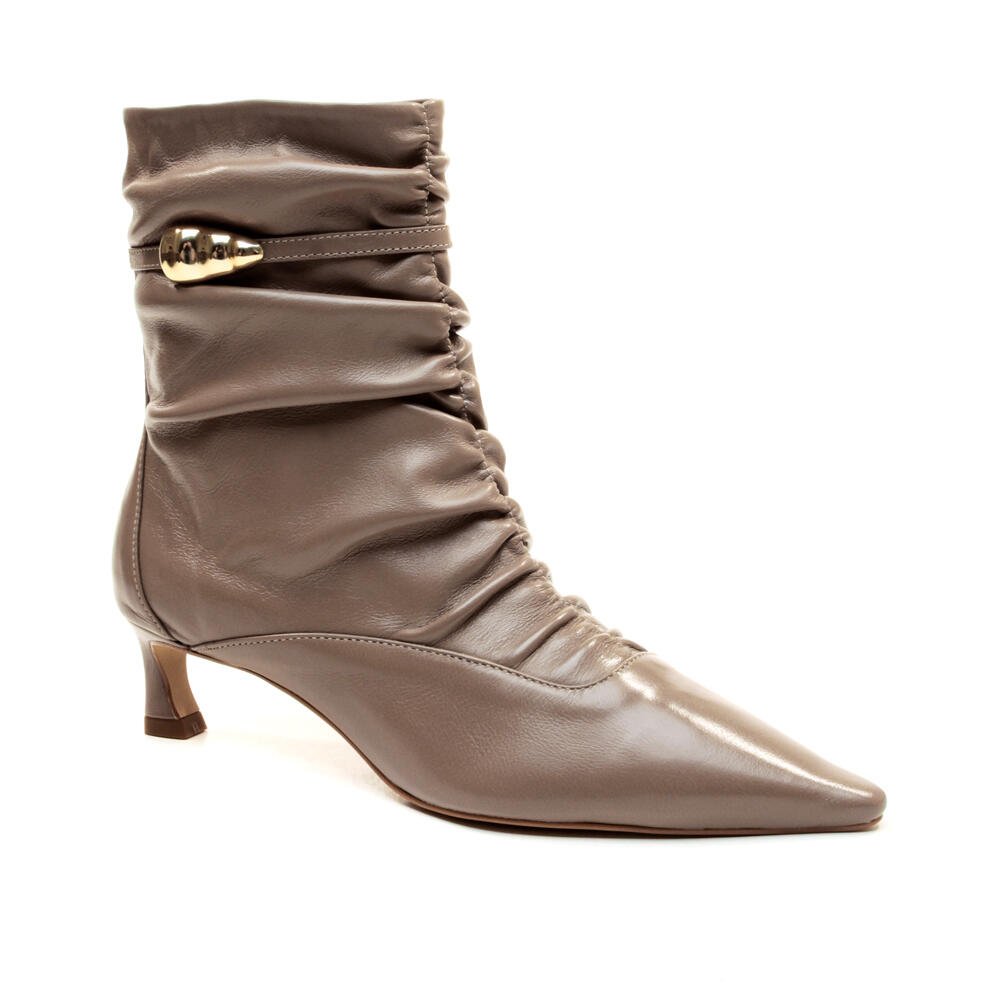 Bota Couro Marrom Cano Curto Cecconello 2639009-1 Marrom 3