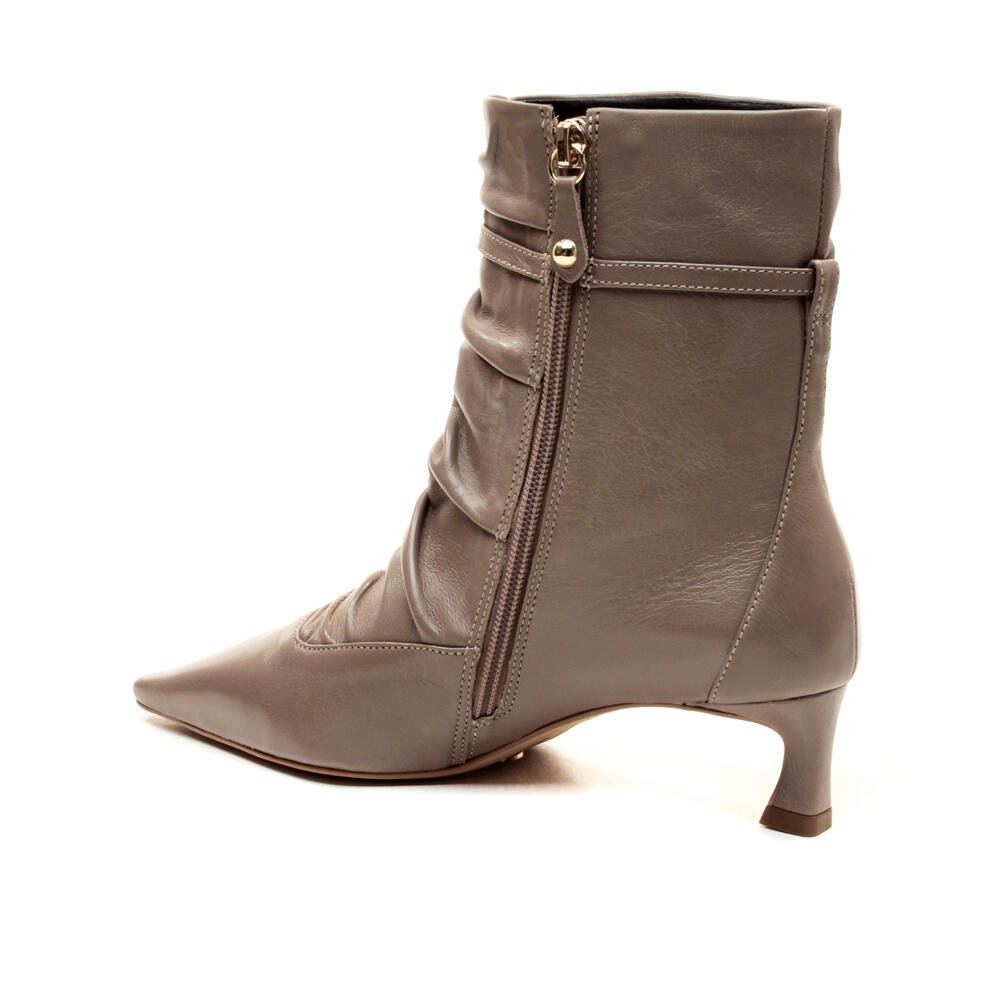 Bota Couro Marrom Cano Curto Cecconello 2639009-1 Marrom 4