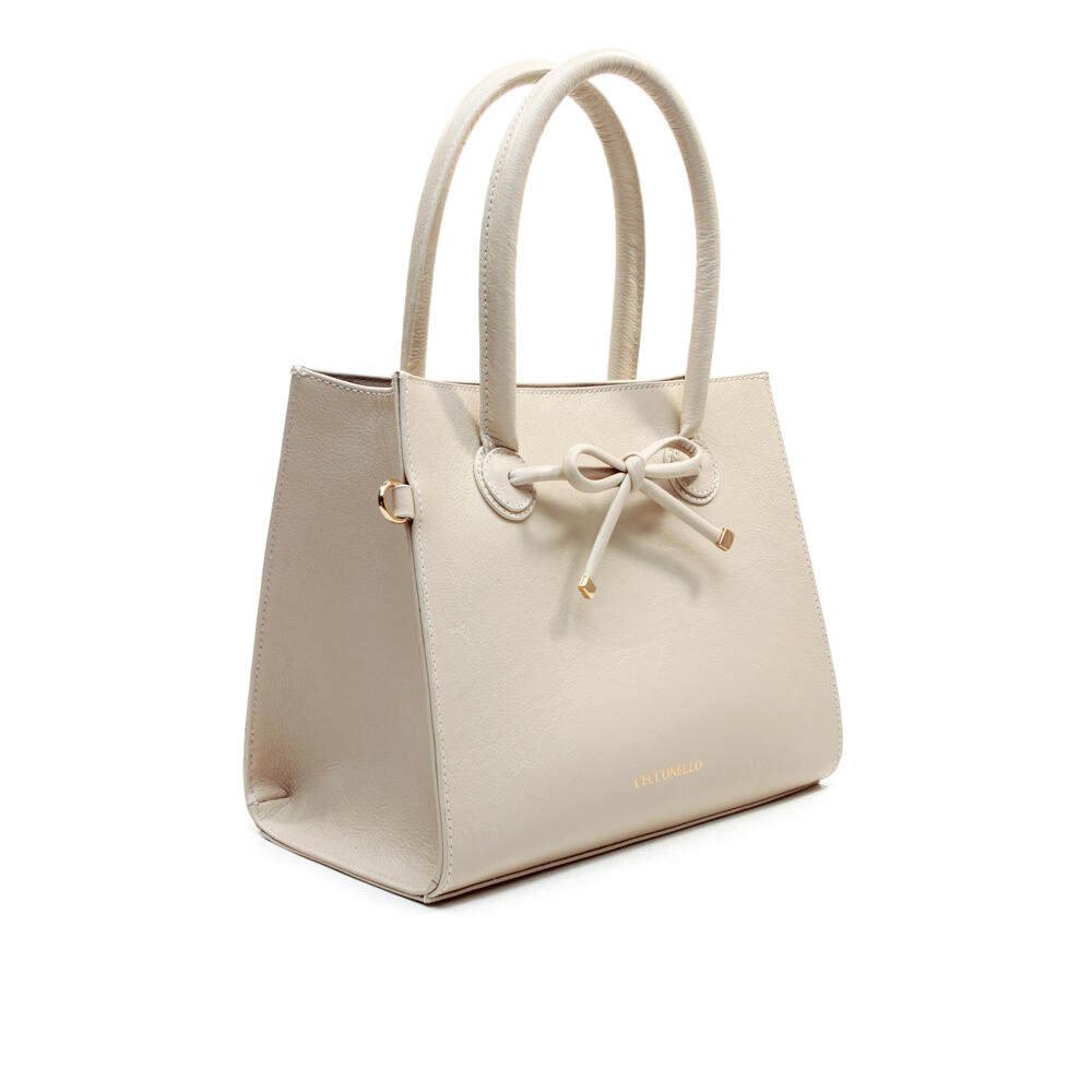 Bolsa Celina Couro Off White Cecconello C2955-2 Off White 2