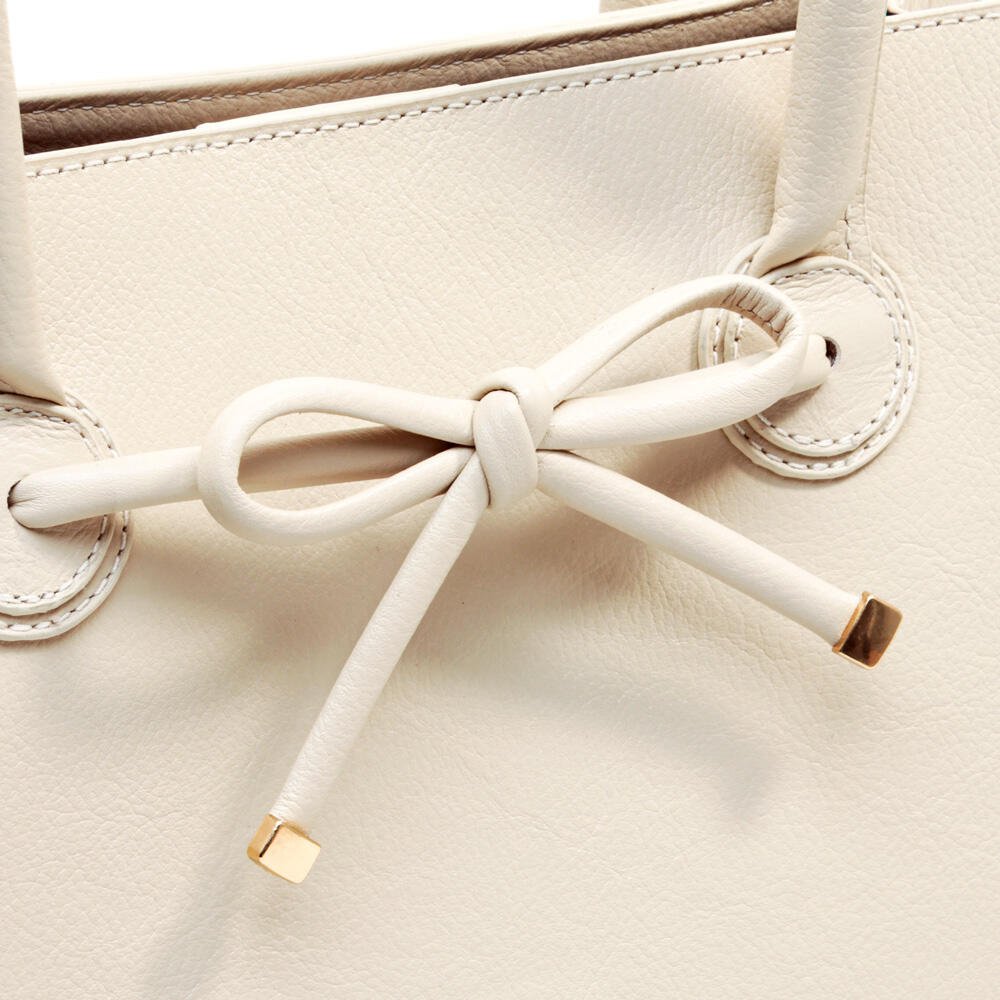 Bolsa Celina Couro Off White Cecconello C2955-2 Off White 5