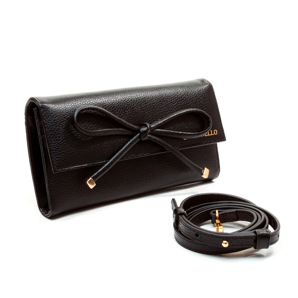 Bolsa Lizzie Couro Preto Cecconello C2956-1 Preto 4