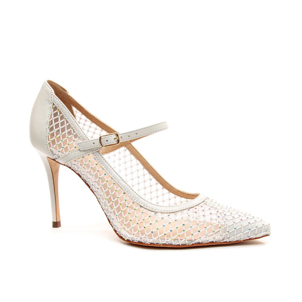 Scarpin Branco Salto Alto Cecconello 2474002-1 Branco 2