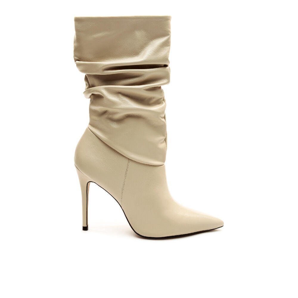  Bota Couro Off White Slouchy Cecconello Ant