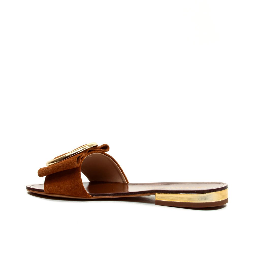 Rasteira Couro Marrom Cecconello 2724004-4 Marrom 4