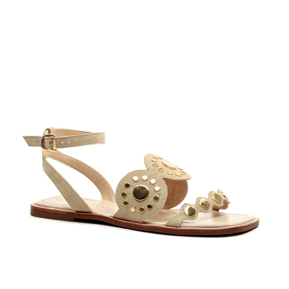 Rasteira Couro Creme Cecconello 2712003-4 Creme 3