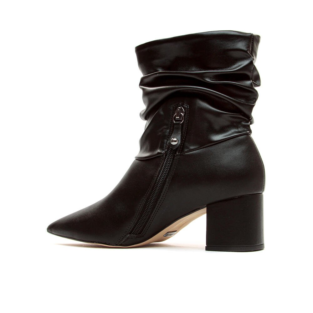 Bota Preta Slouchy Cano Curto Cecconello 1905001-13 Preto 3