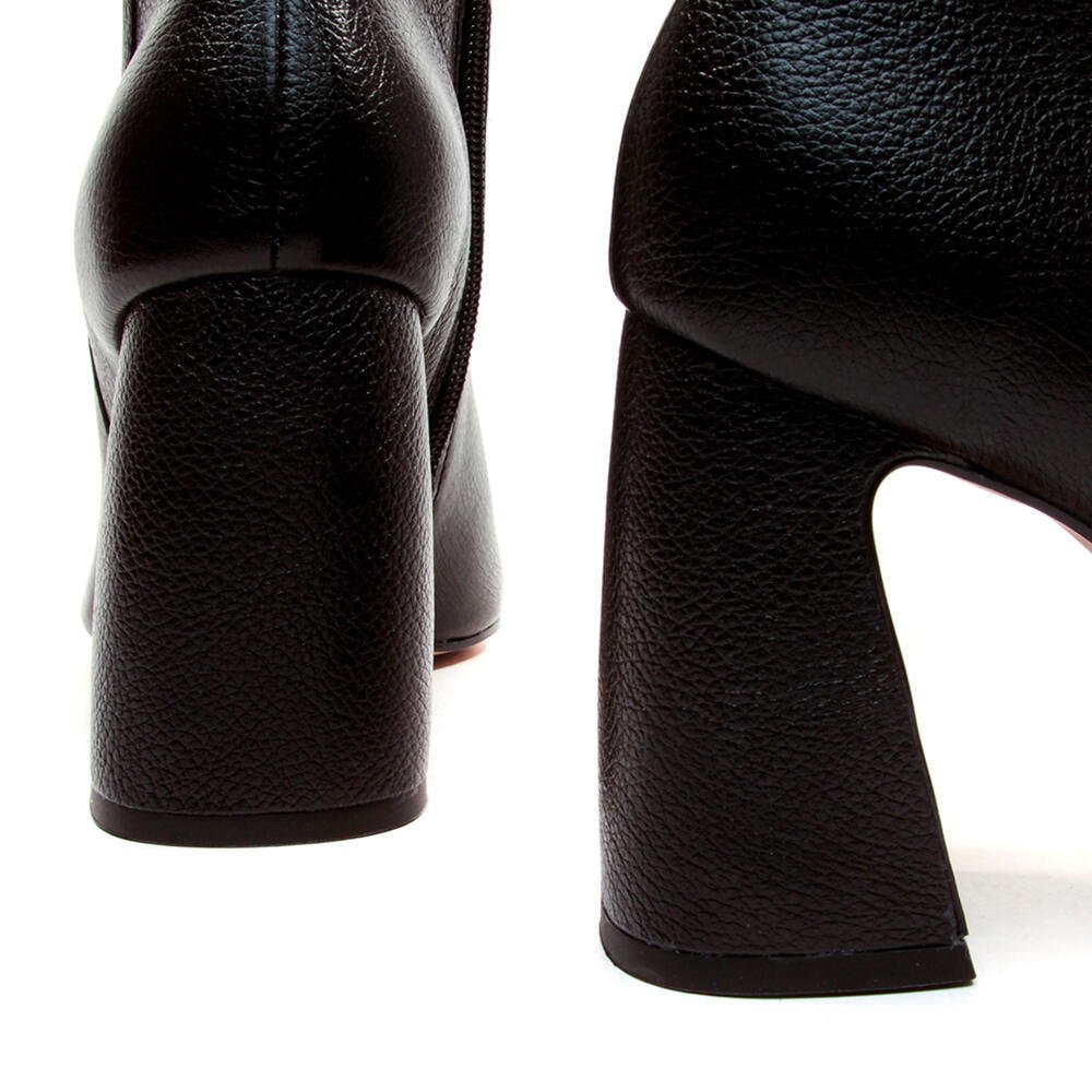 Bota Couro Preto Cano Longo Cecconello 2626002-12 Preto 5