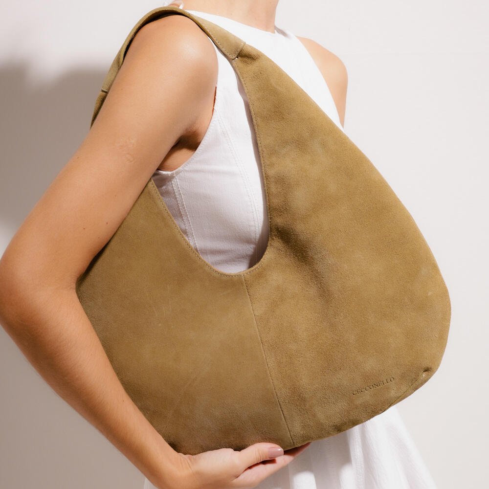 Bolsa Ashley Couro Marrom Cecconello C2603-1 Marrom Claro 2