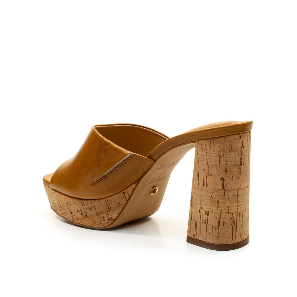 Tamanco Couro Marrom Plataforma Cecconello 2809004-3 Marrom 3