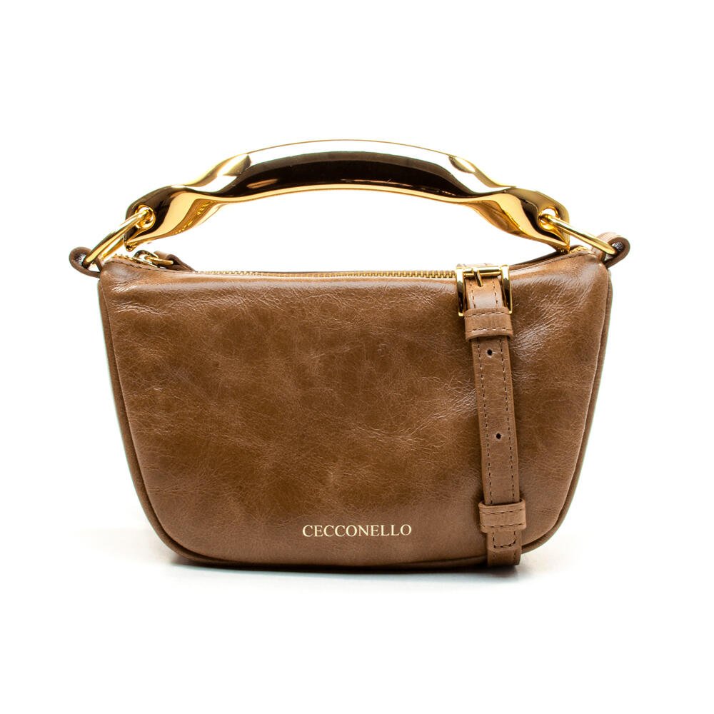 Bolsa Couro Marrom Cecconello C2620-6