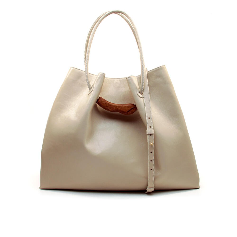 Bolsa Couro Off White Cecconello C2610-2