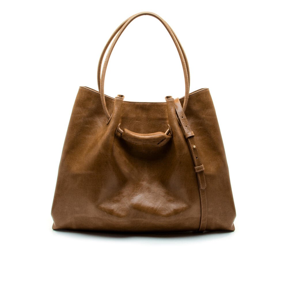 Bolsa Couro Marrom Cecconello C2610-5