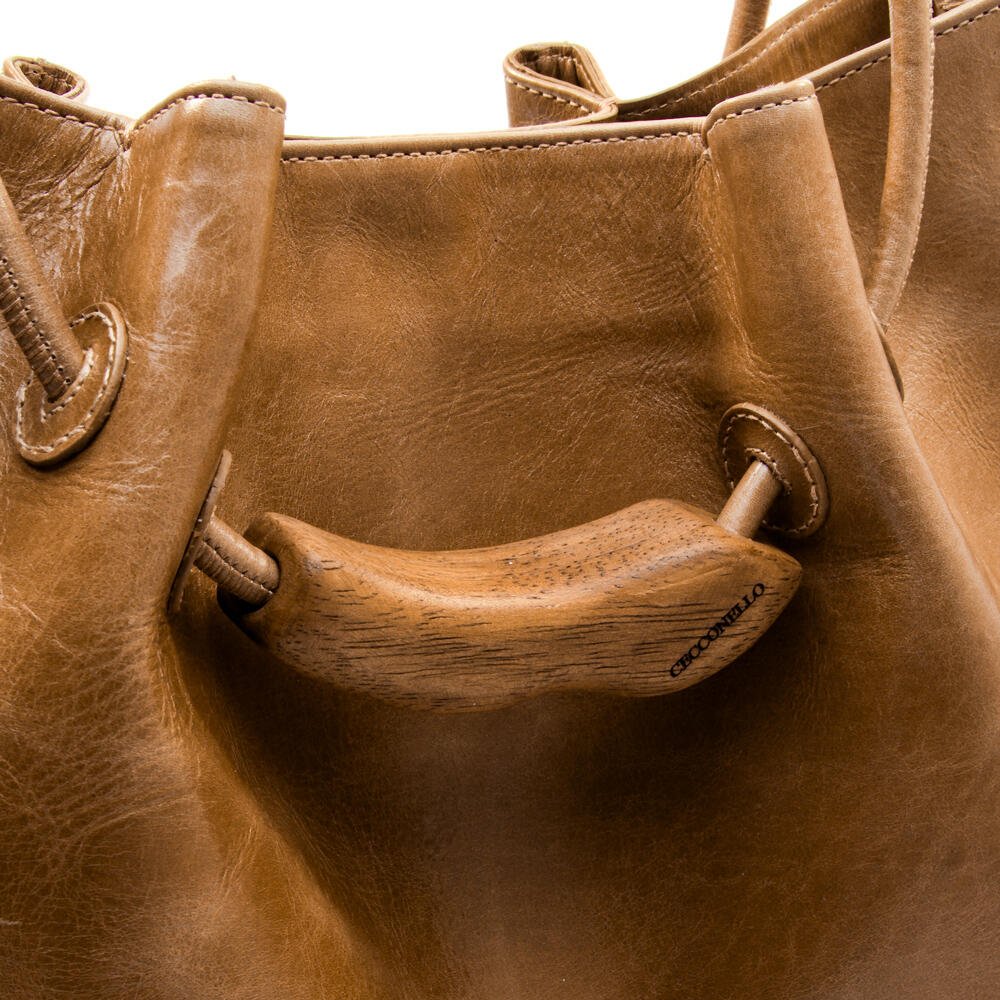 Bolsa Couro Marrom Cecconello C2610-5 Marrom 5