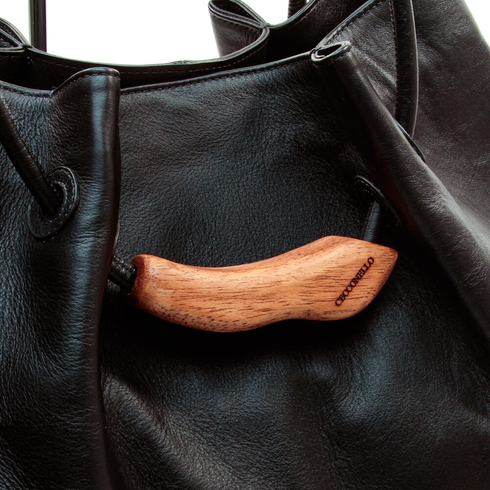 Bolsa Couro Preto Cecconello C2610-1 Preto 4