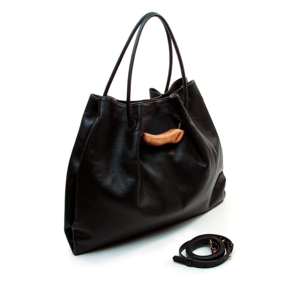 Bolsa Couro Preto Cecconello C2610-1 Preto 5