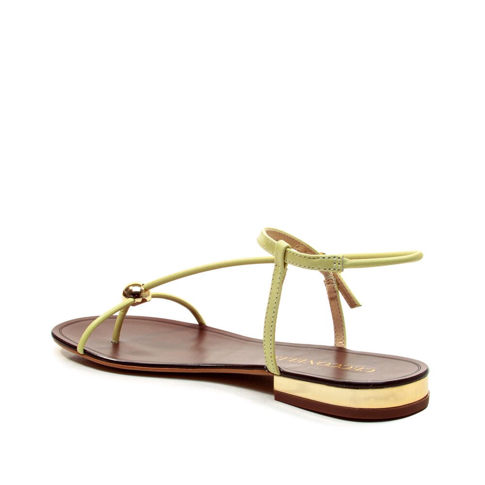 Rasteira Couro Verde Cecconello 2724010-3 Verde 4