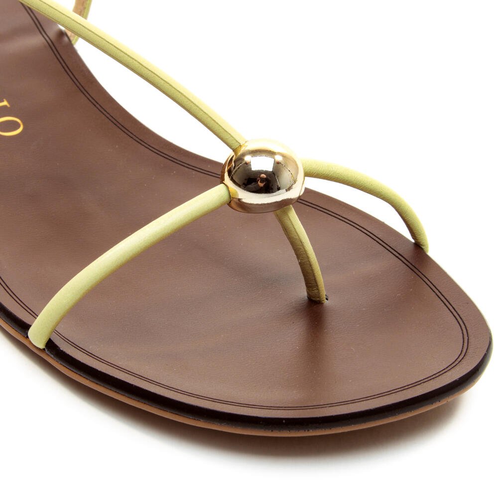 Rasteira Couro Verde Cecconello 2724010-3 Verde 5