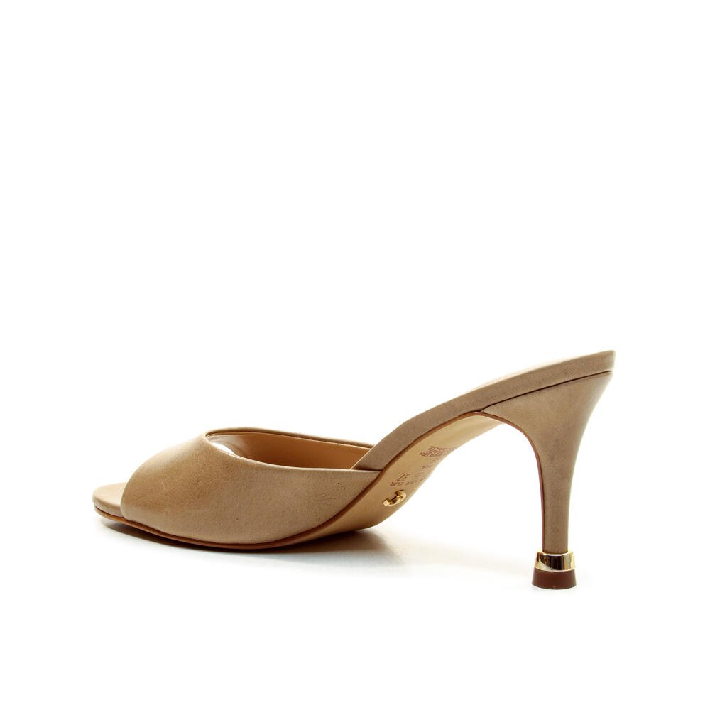 Tamanco Couro Nude Salto Médio Cecconello 2798001-3 Nude 4