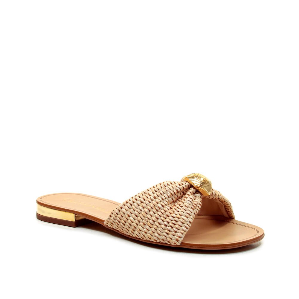 Rasteira Palha Natural Cecconello 2724012-1 Bege 3