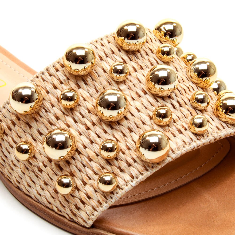 Rasteira Palha Natural Cecconello 2803002-1 Bege 5