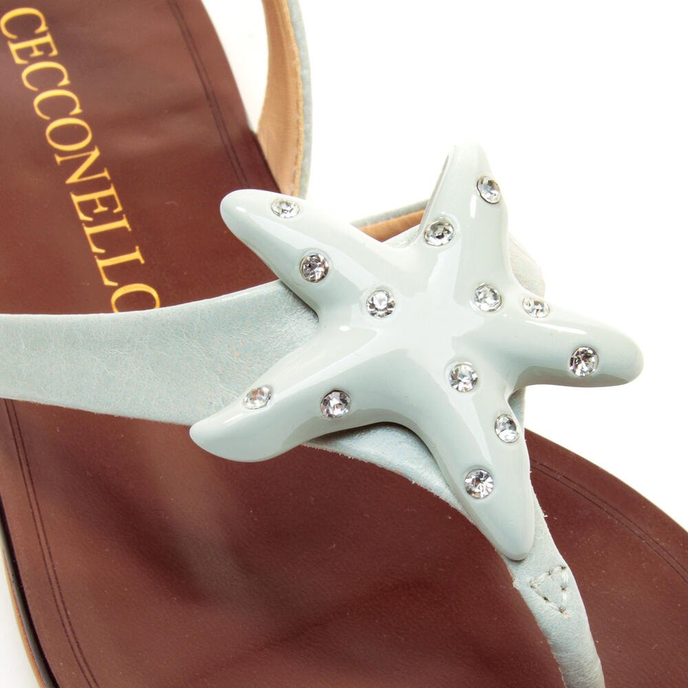 Rasteira Couro Verde Cecconello 2724009-1 Verde 5