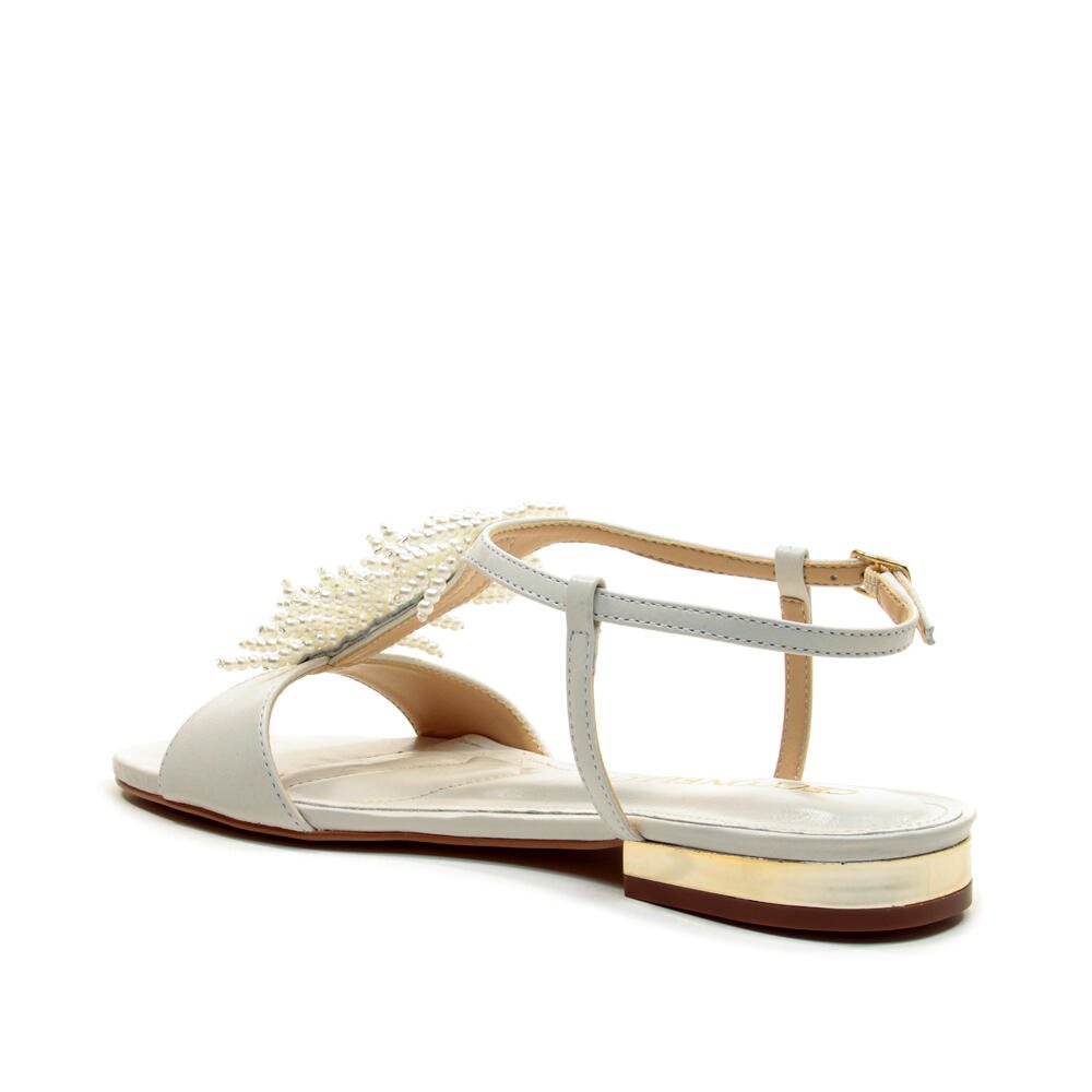 Rasteira Couro Branco Cecconello 2751004-1 Branco 4