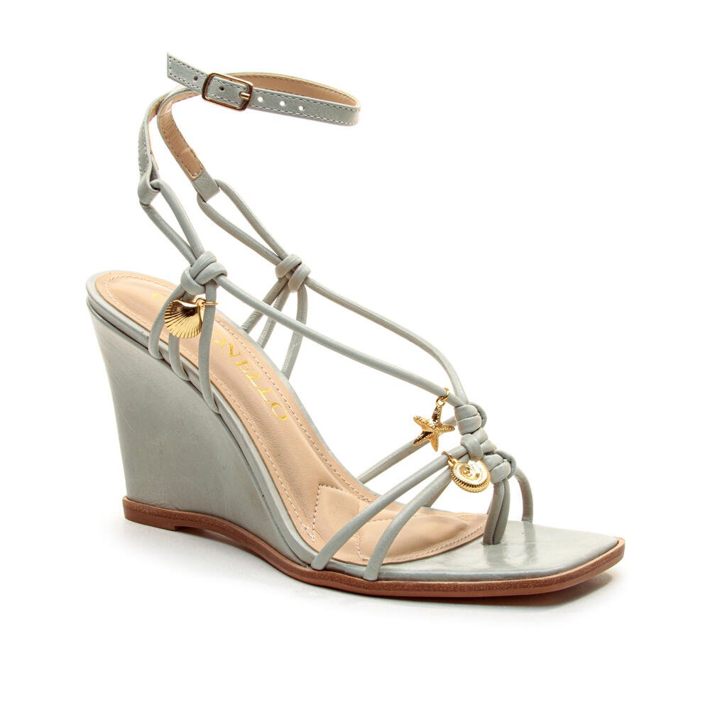 Sandália Couro Verde Salto Alto Cecconello 2770003-2 Verde 3