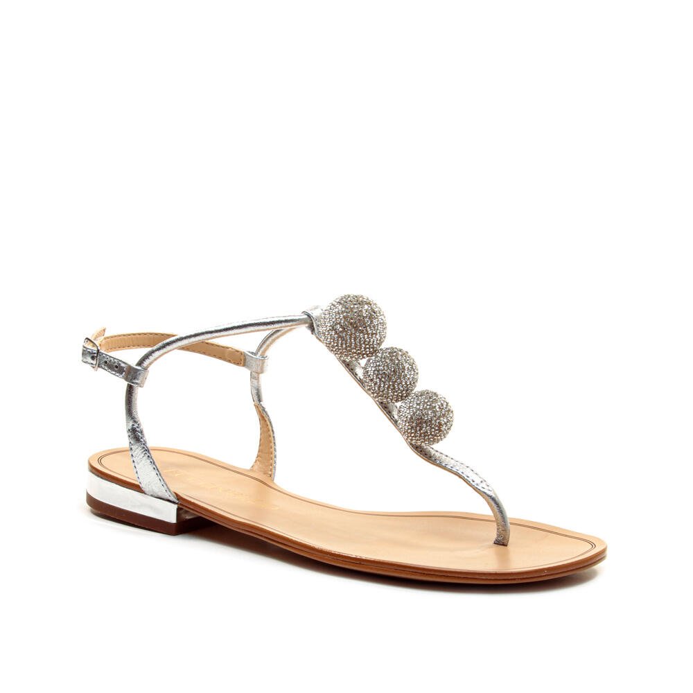 Rasteira Couro Prata Cecconello 2724018-1 Prata 3