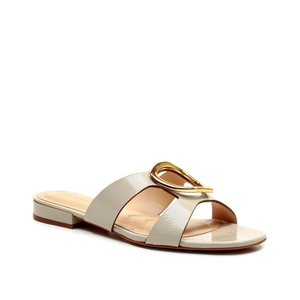 Rasteira Couro Off White Cecconello 2498004-17 Off White 1