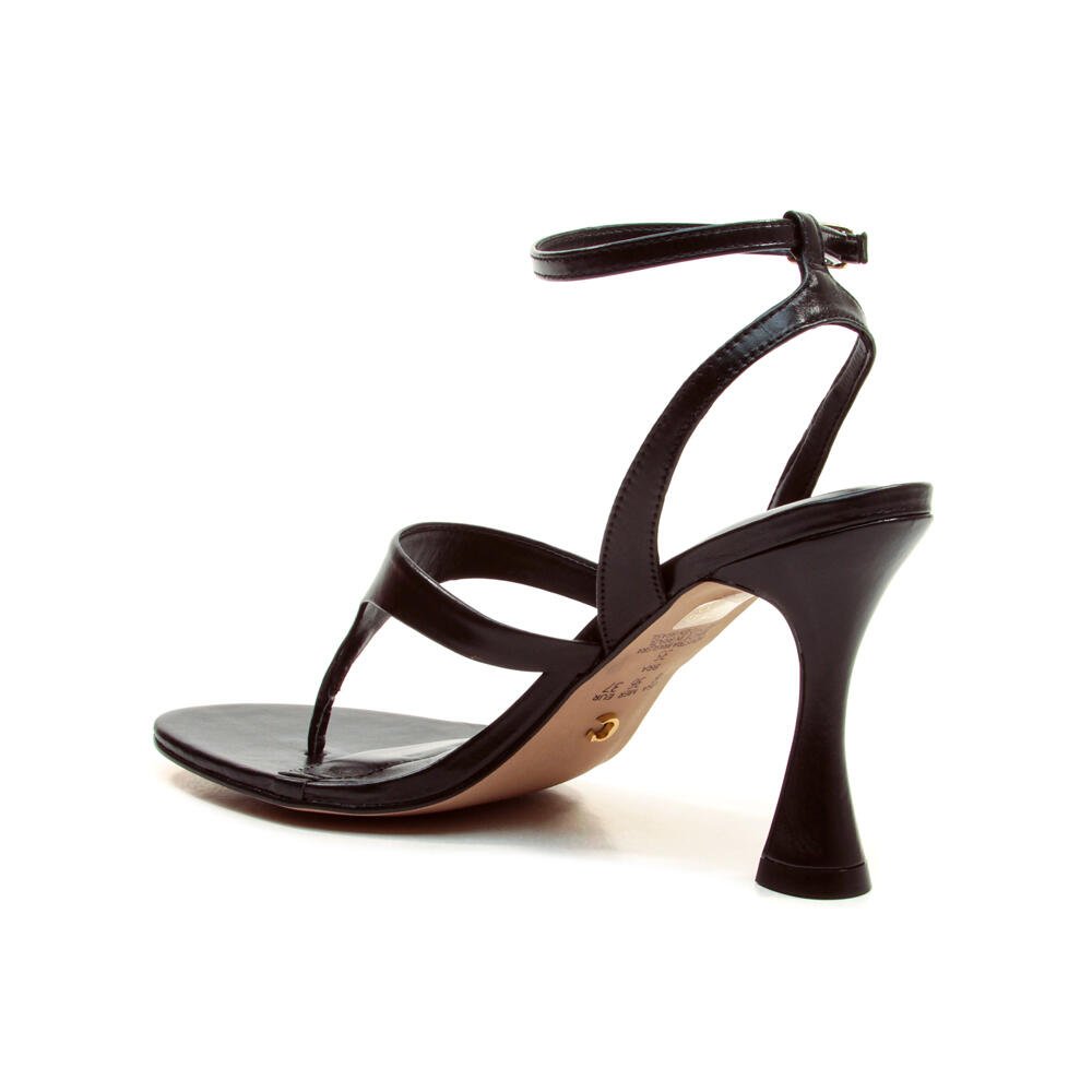Sandália Couro Preto Salto Alto Cecconello 2794003-4 Preto 3
