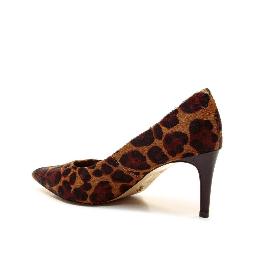 Scarpin Couro Onça Salto Fino Cecconello 1869012-53 Onça 3