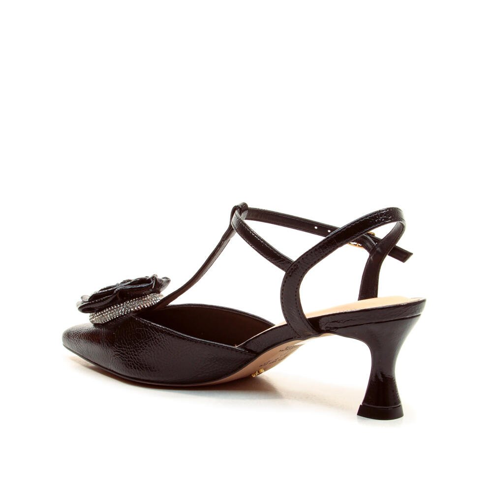 Slingback Preto Salto Médio Cecconello 2409004-2 Preto 3