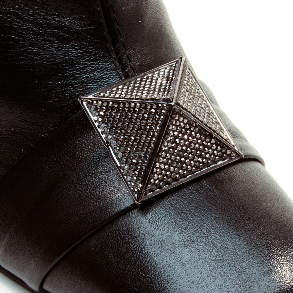 Bota Couro Preto Cano Curto Cecconello 2441010-1 Preto 5