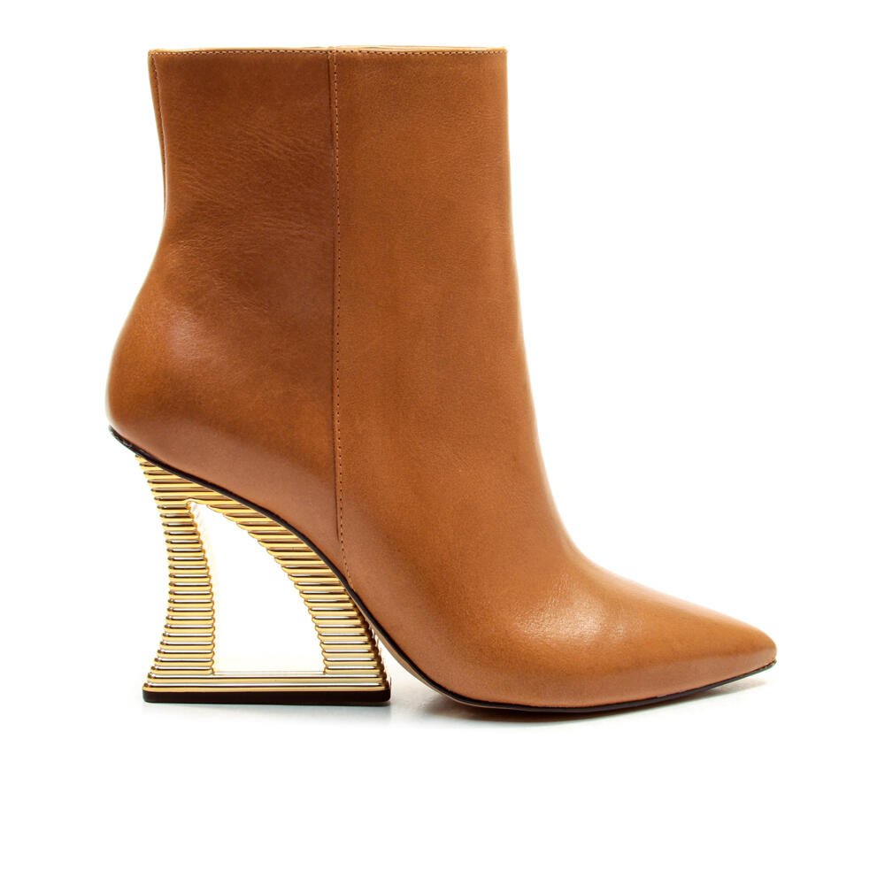 Bota Couro Marrom Cano Curto Cecconello 2443001-11