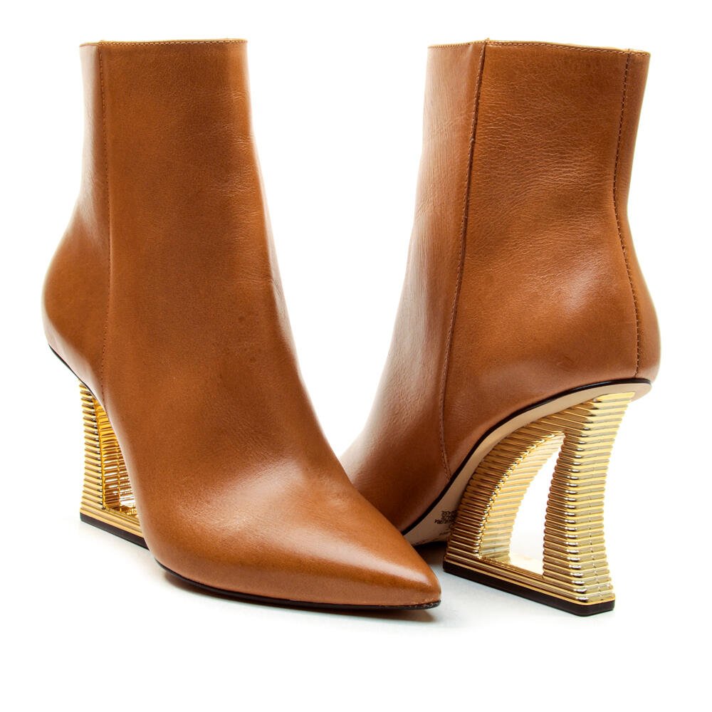 Bota Couro Marrom Cano Curto Cecconello 2443001-11 Marrom 5