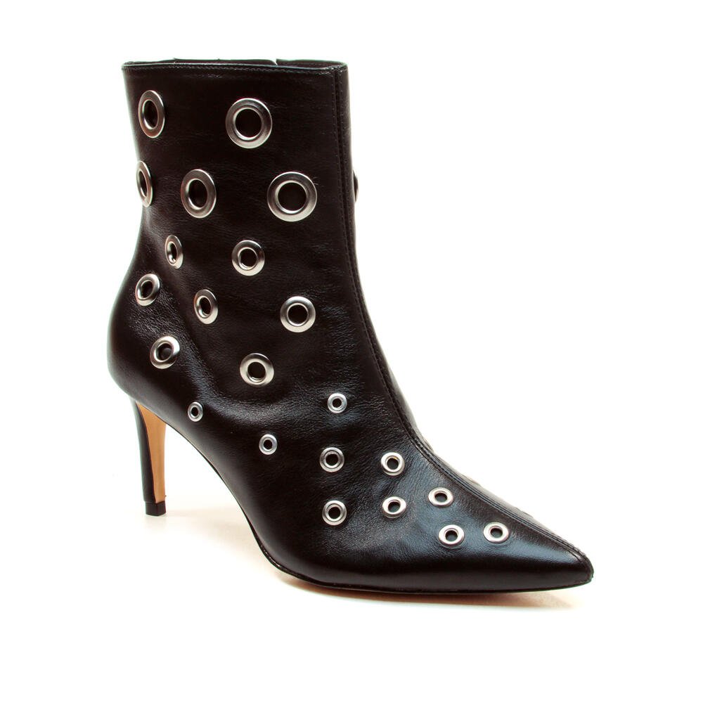 Bota Couro Preto Cano Curto Cecconello 2447011-1