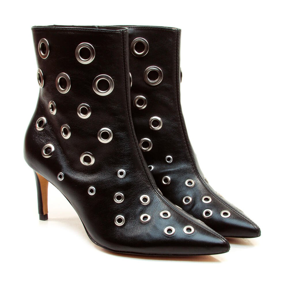 Bota Couro Preto Cano Curto Cecconello 2447011-1 Preto 3